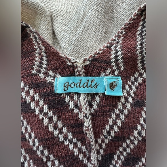 Goddis Woman's Bohemian Daria Throw on Cardigan Red Rock Canyon, Size S/M - Picture 4 of 8